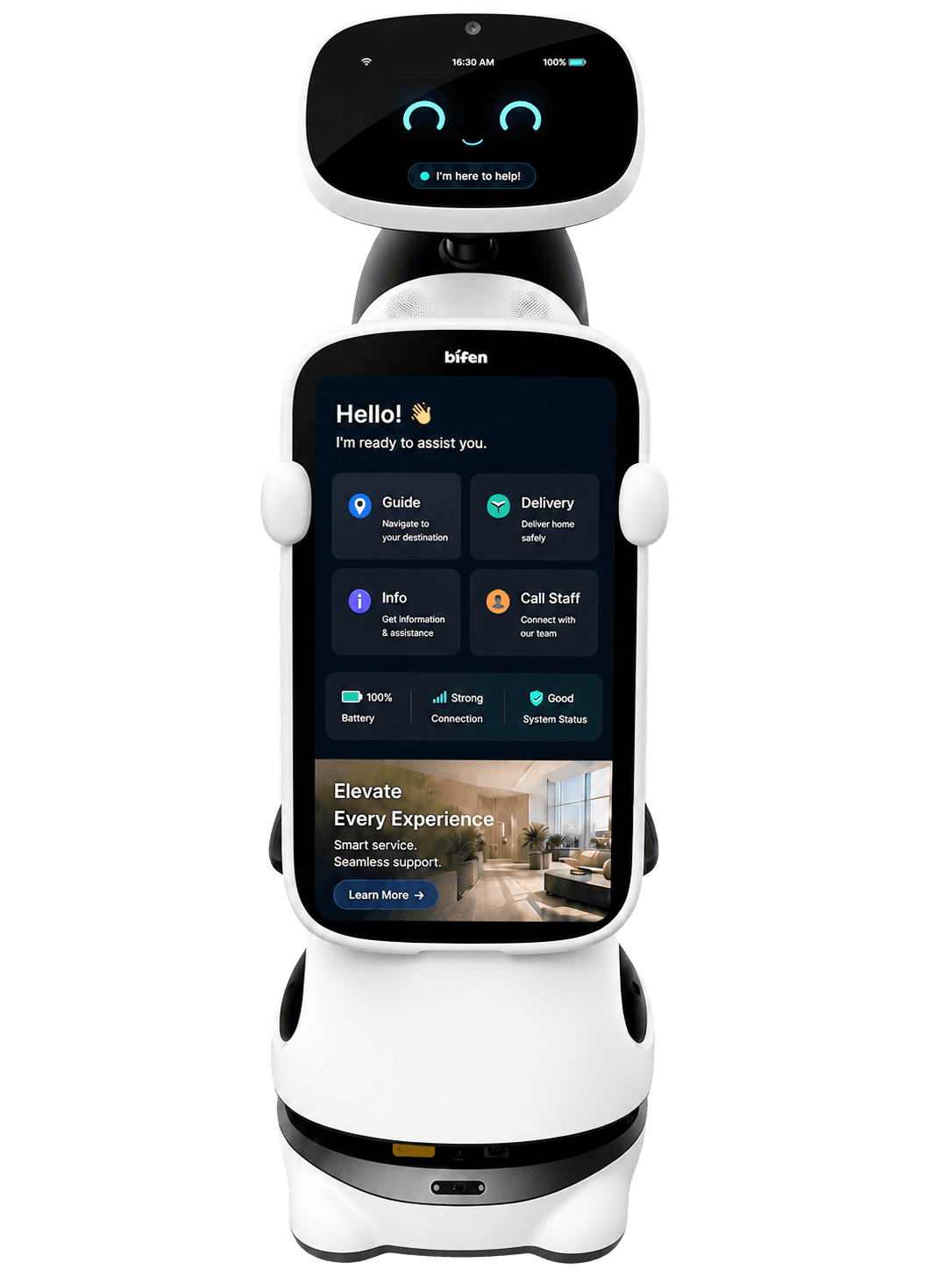 T10 — Interactive service & delivery robot for restaurants and hospitality